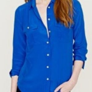 JCrew fine cotton and stretch fabric shirt. NWOT